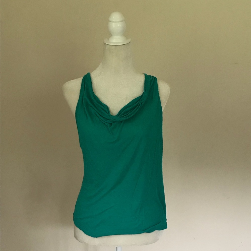 Teal Swing Neck Tank Top